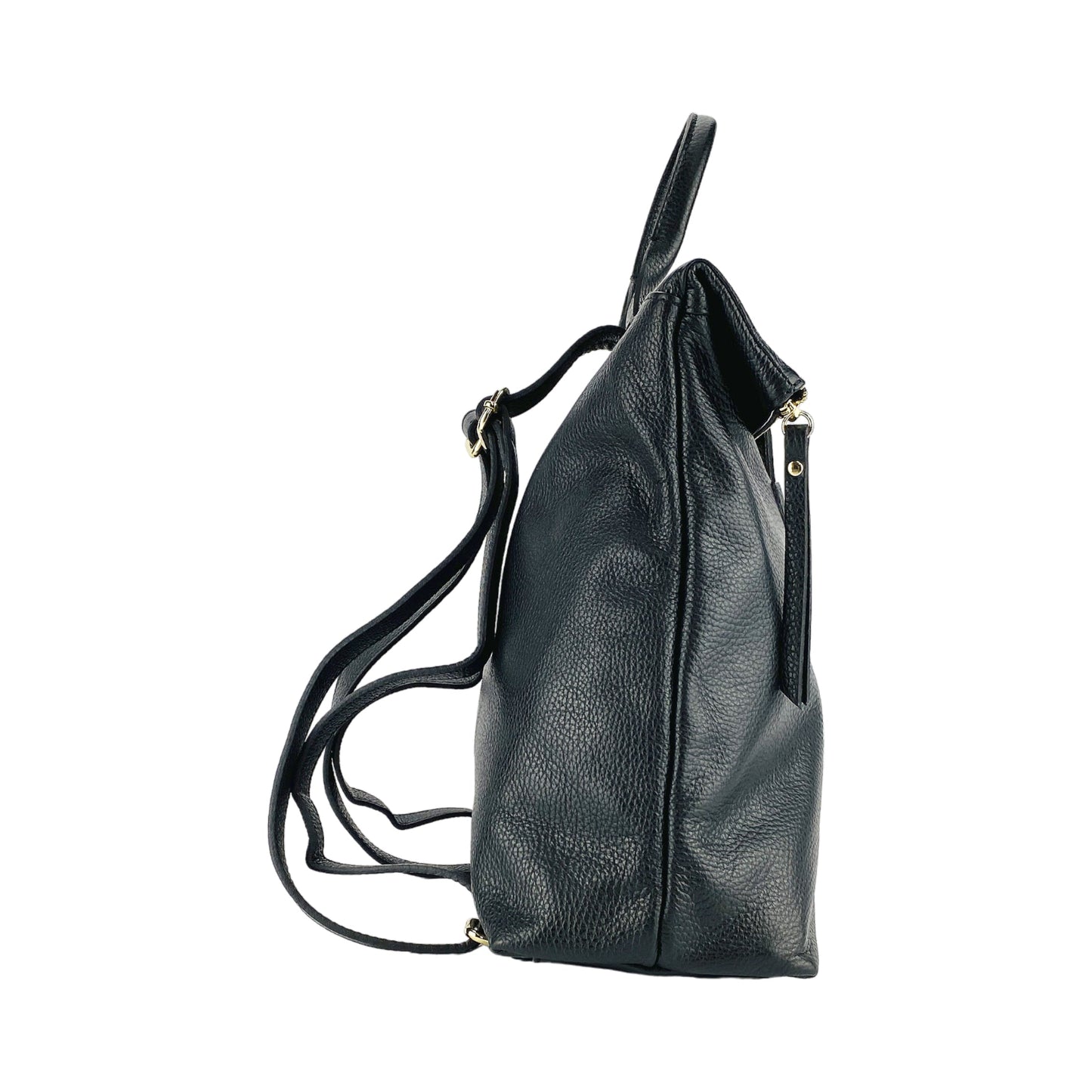 RENATO BORZATTA Lightweight Leather Backpack