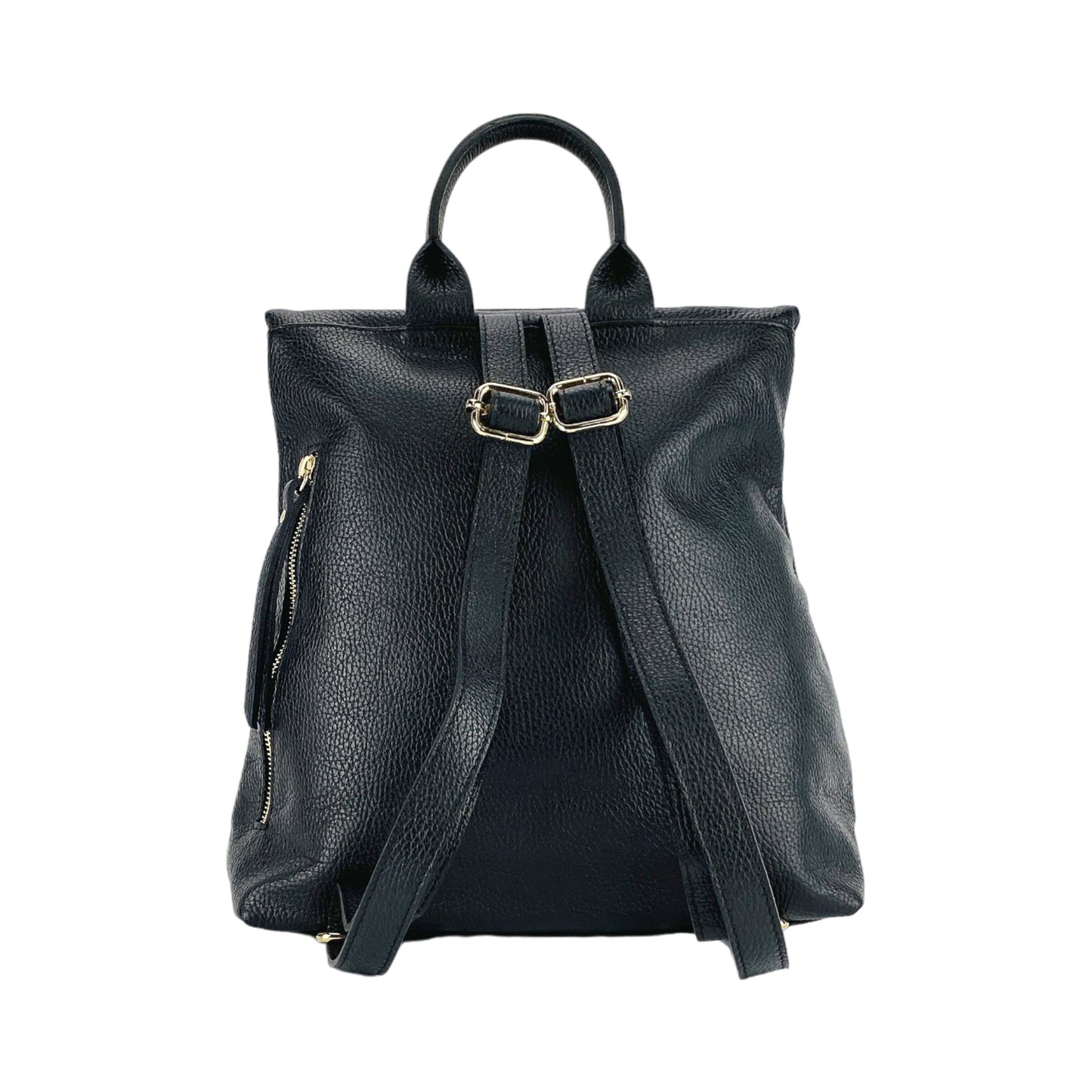 RENATO BORZATTA Lightweight Leather Backpack