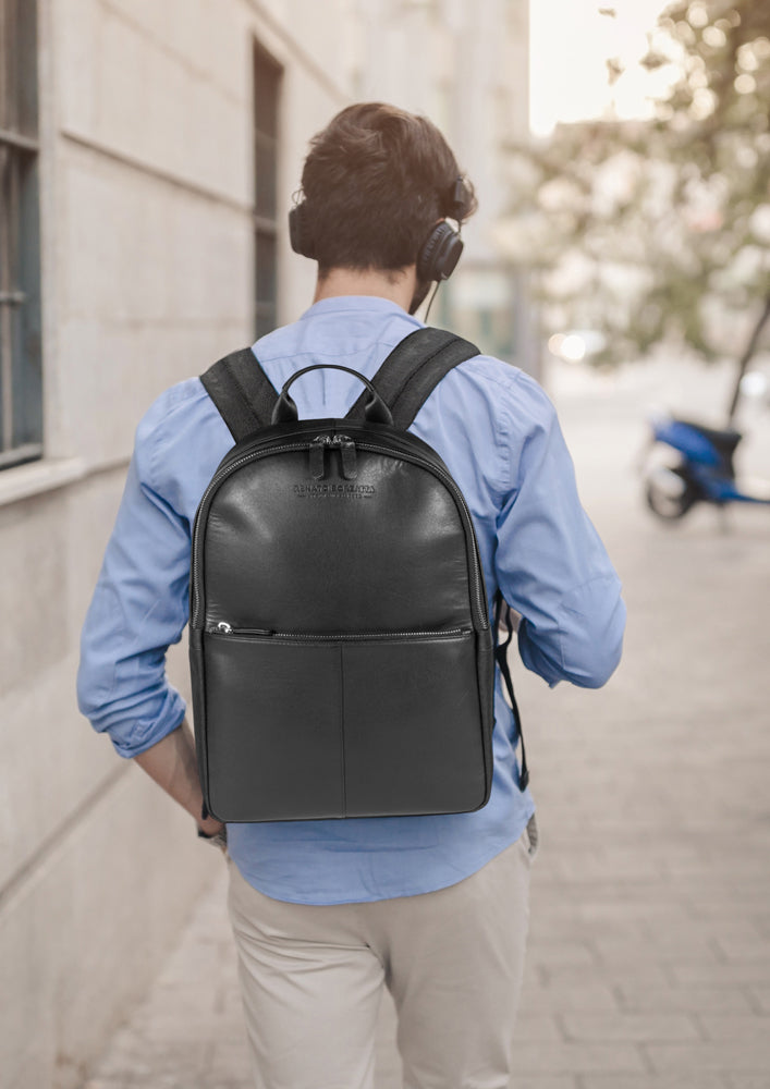 RENATO BORZATTA Genuine Leather Backpack