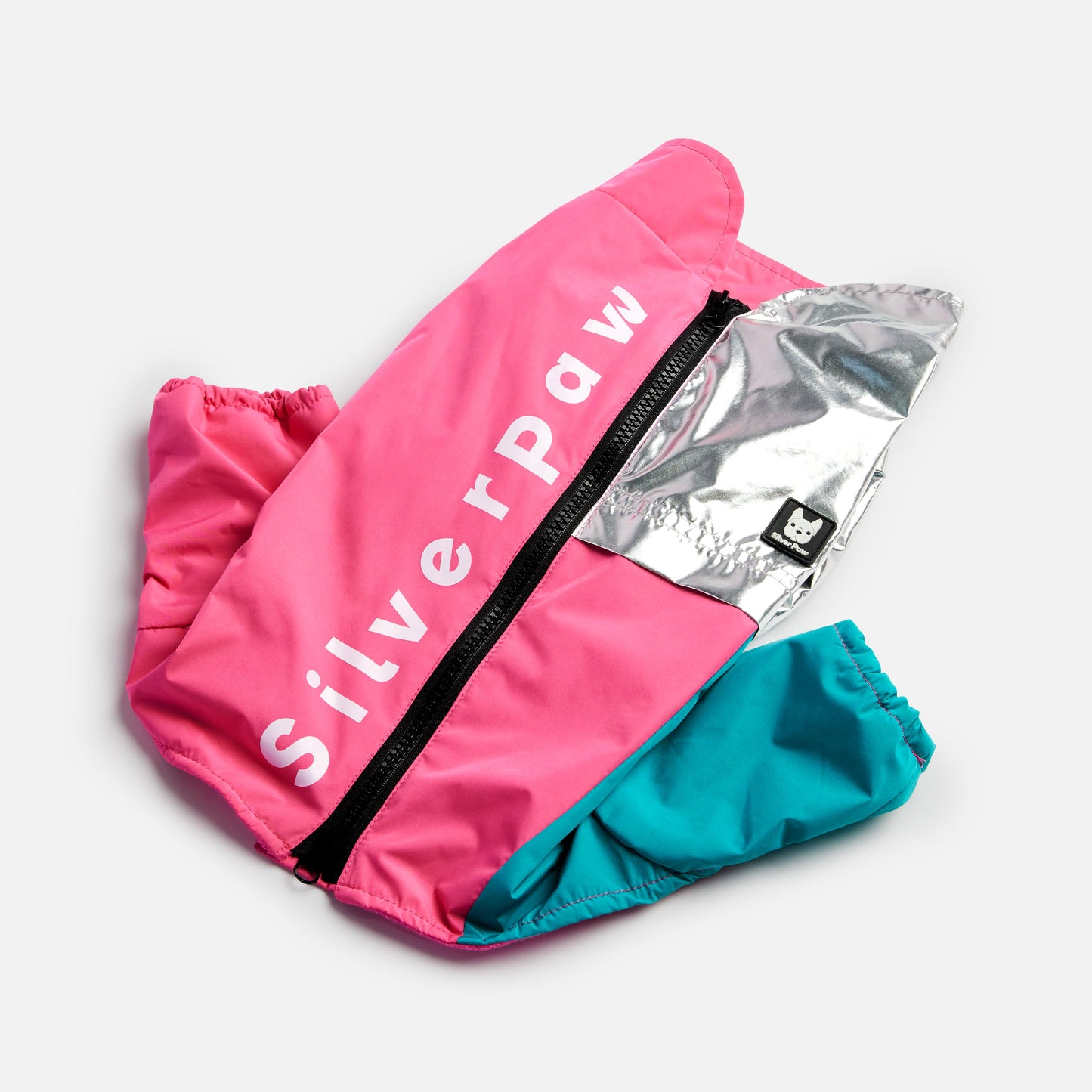 π Ricki Dog Tracksuit β Pink Waterproof One-Piece with Harness Access