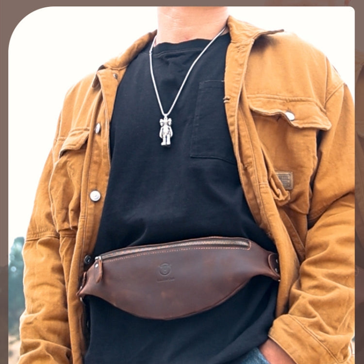 Bull Captain Leather Waist Bag