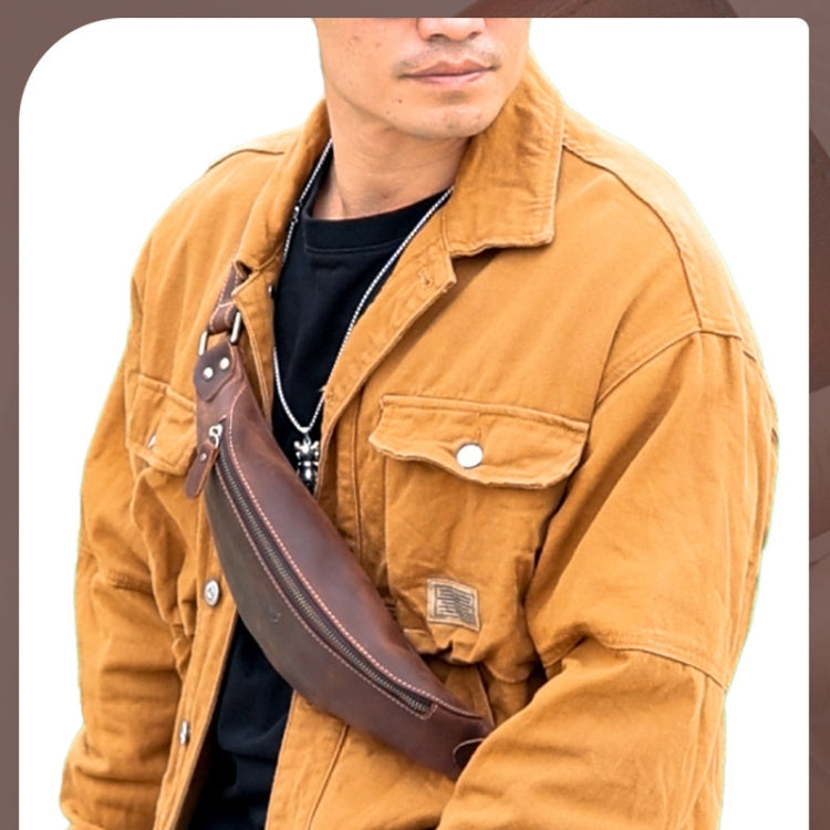 Bull Captain Leather Waist Bag