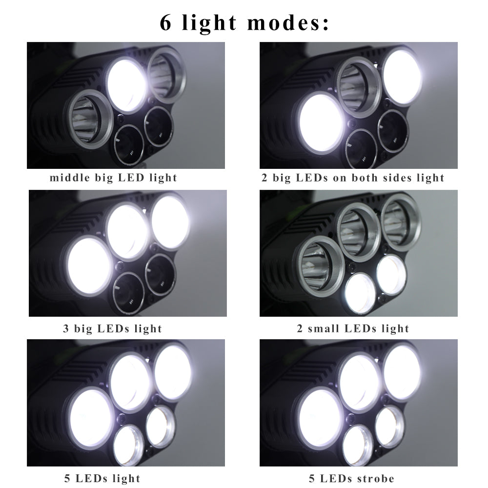 Lanternă XML T6 LST LED pentru faruri 6 moduri