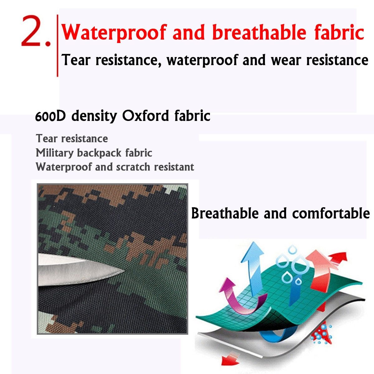 Waterproof Military Backpack