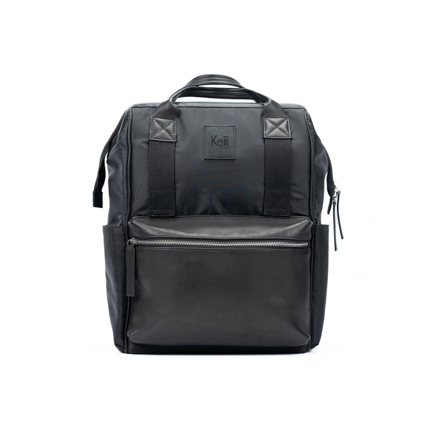 Nylon/Genuine Leather Full WaterProof Backpack