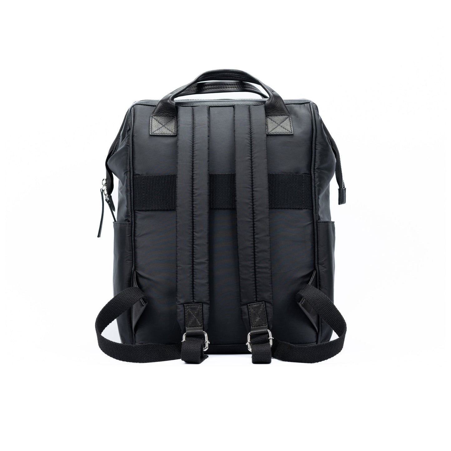 Nylon/Genuine Leather Full WaterProof Backpack