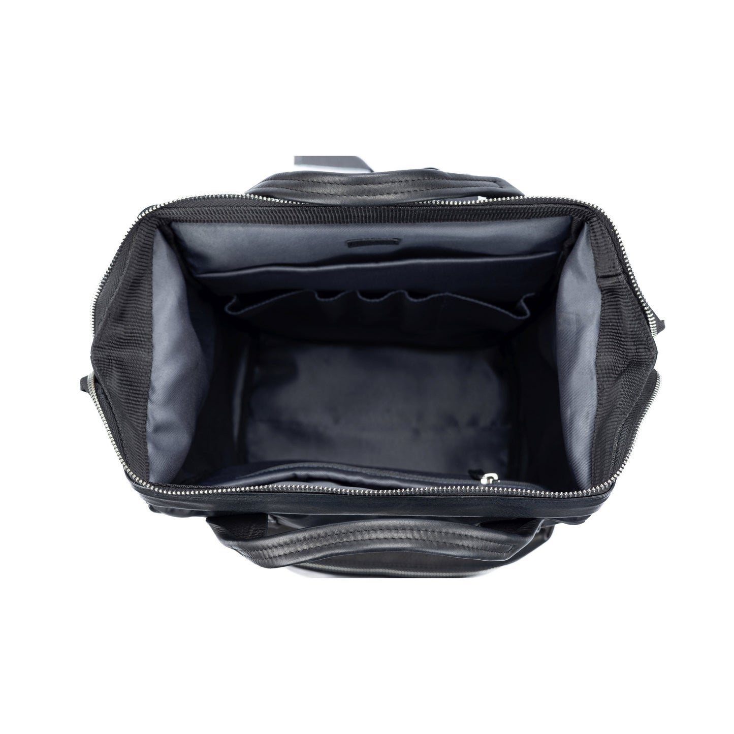 Nylon/Genuine Leather Full WaterProof Backpack