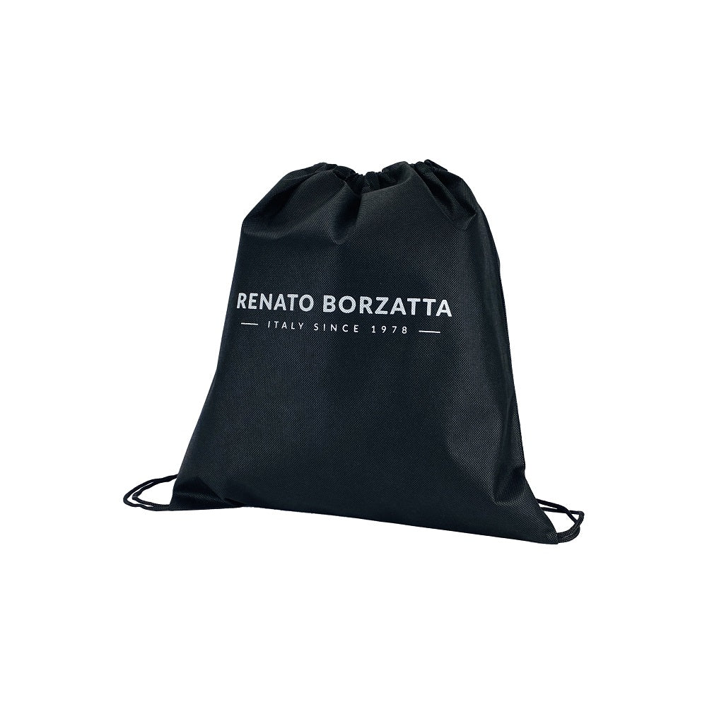 RENATO BORZATTA Genuine Leather Handbag with Shoulder Strap