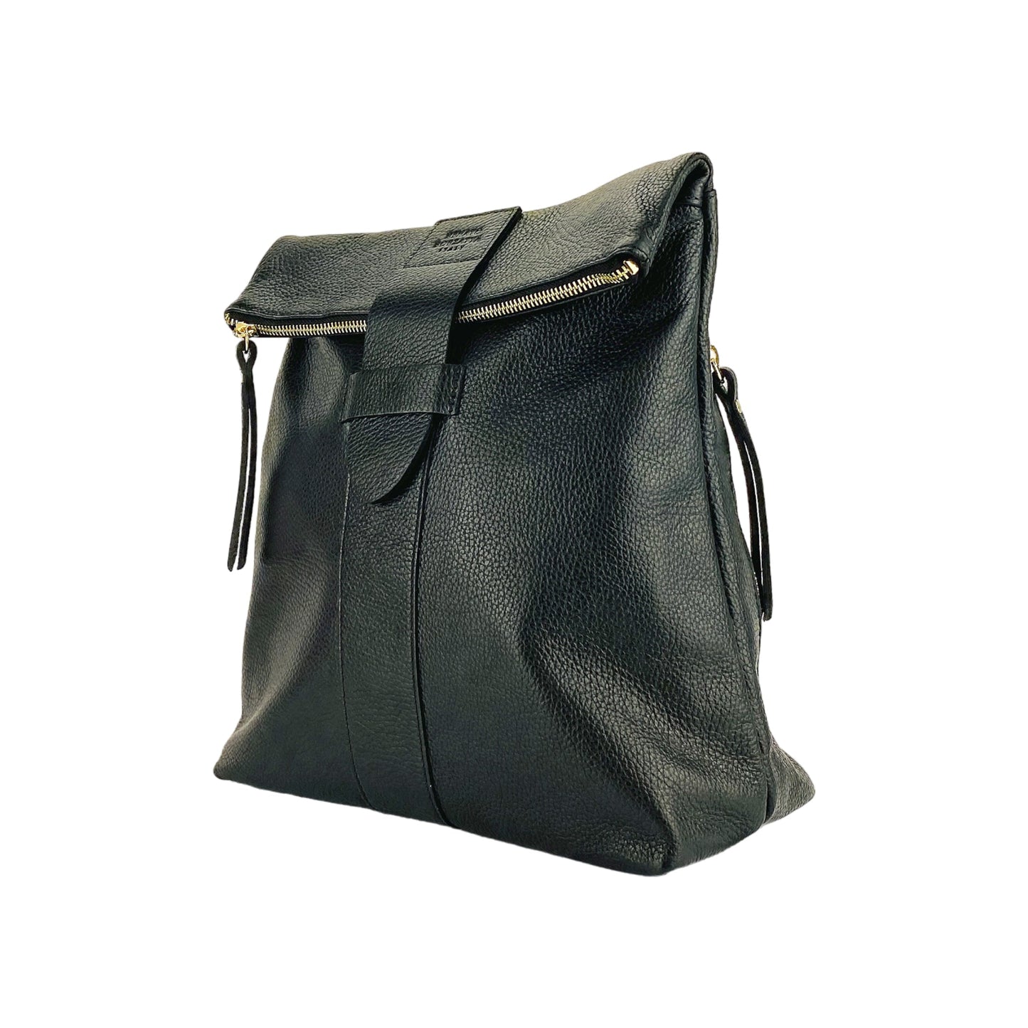 RENATO BORZATTA Lightweight Leather Backpack
