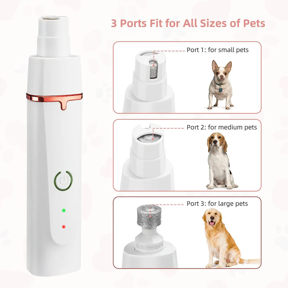 4in1 Cat & Dog Electric Pet Trimmer and Nail Cutter
