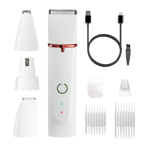 4in1 Cat & Dog Electric Pet Trimmer and Nail Cutter