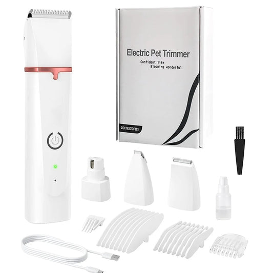 4in1 Cat & Dog Electric Pet Trimmer and Nail Cutter
