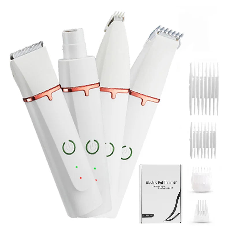 4in1 Cat & Dog Electric Pet Trimmer and Nail Cutter