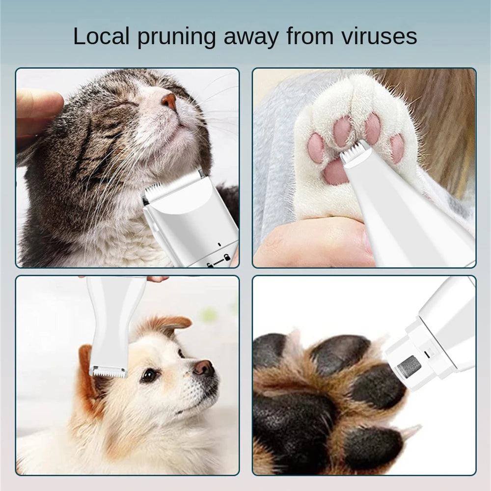  Trimmer de lungă durată pentru animale de companie 4 in 1