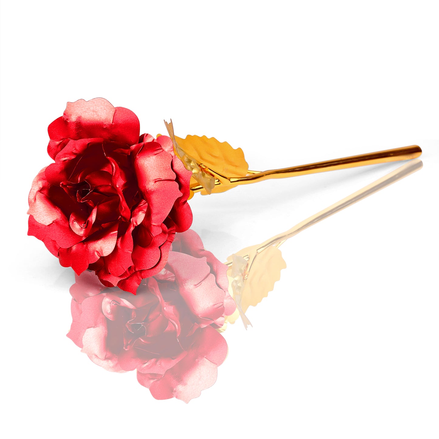 24K Foil Plated Red Rose Valentine's Day Gift