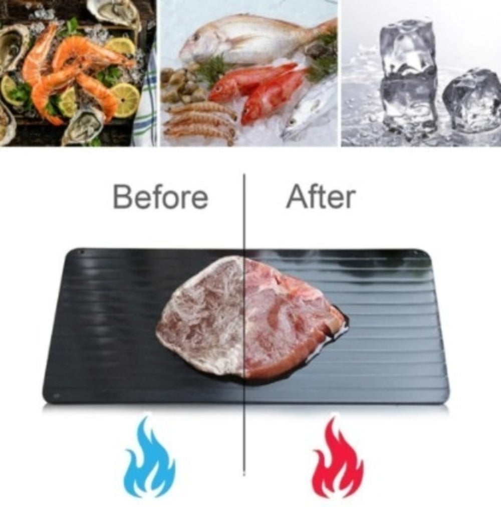 Tavă de dezghețare rapidă pentru carne și fructe de mare 