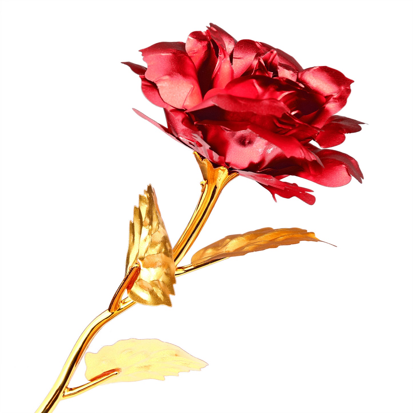 24K Foil Plated Red Rose Valentine's Day Gift