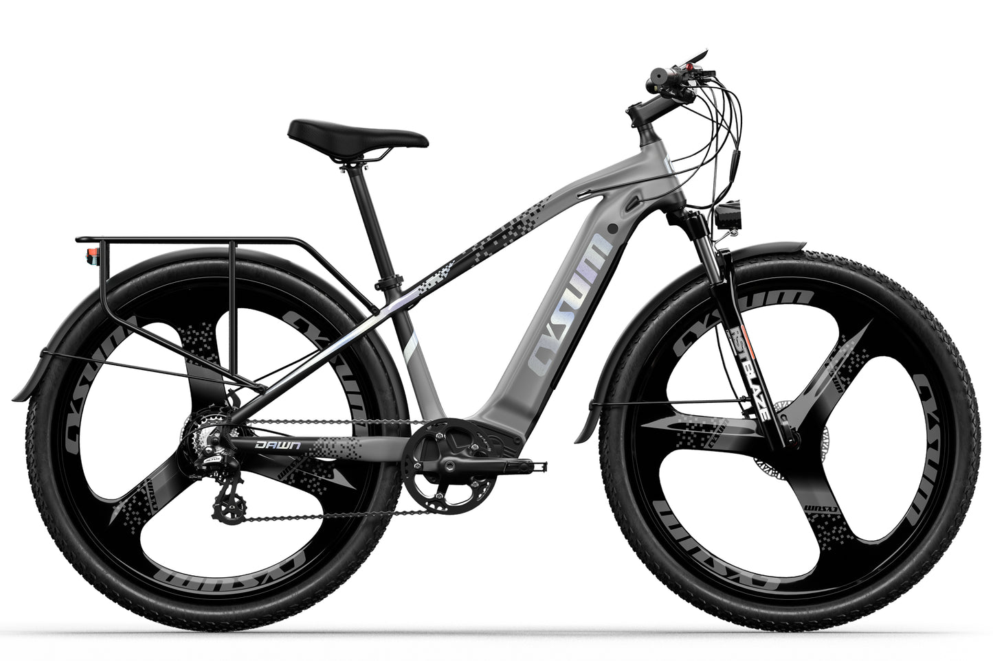 Bicicleta electrică de oraș CYSUM din aluminiu - roată de magneziu de 29 inch, 500 wați,