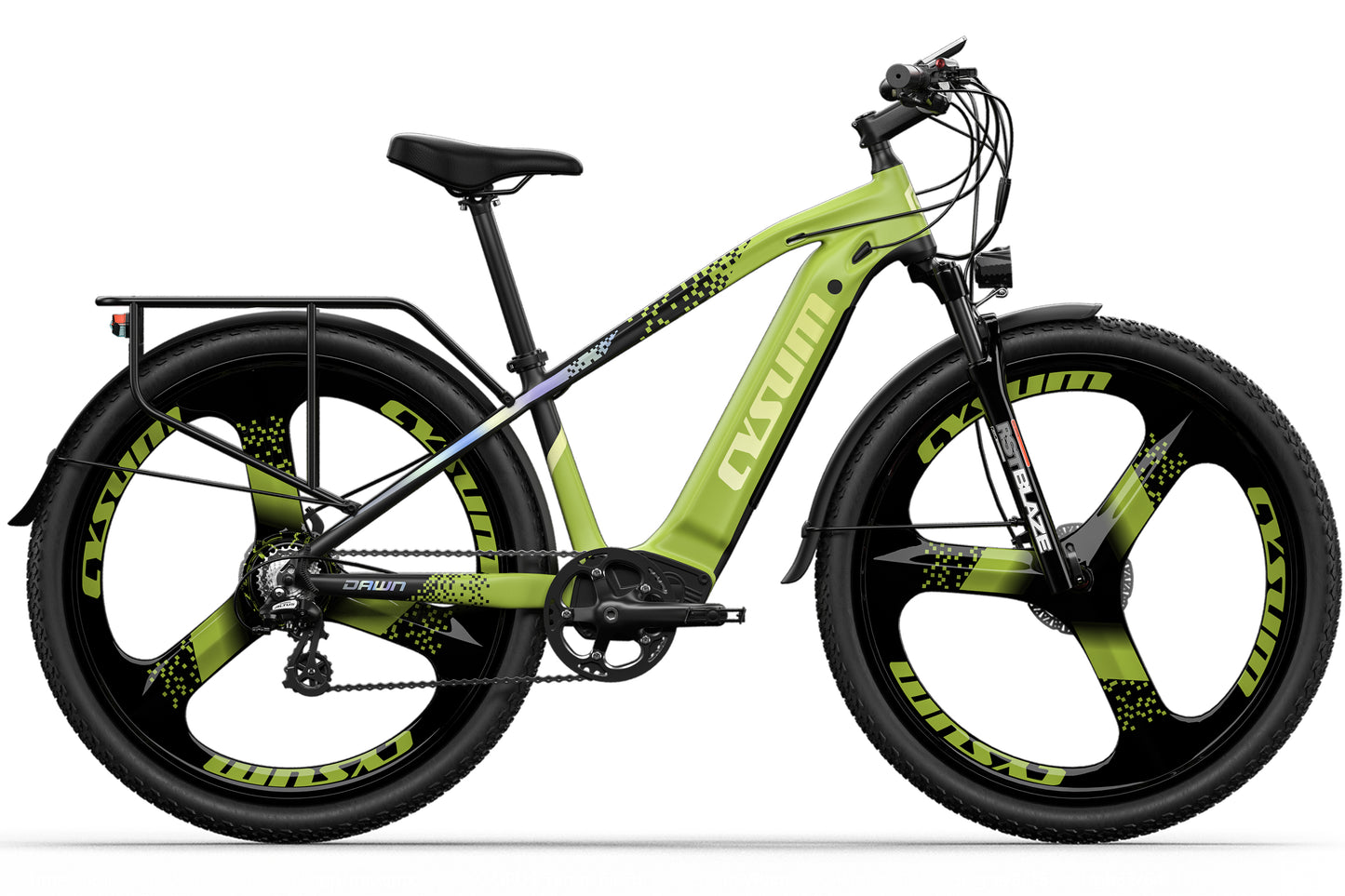 Bicicleta electrică de oraș CYSUM din aluminiu - roată de magneziu de 29 inch, 500 wați,