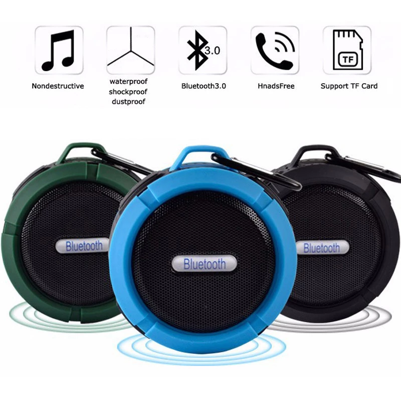 Mini Waterproof Speaker with Suction Cup