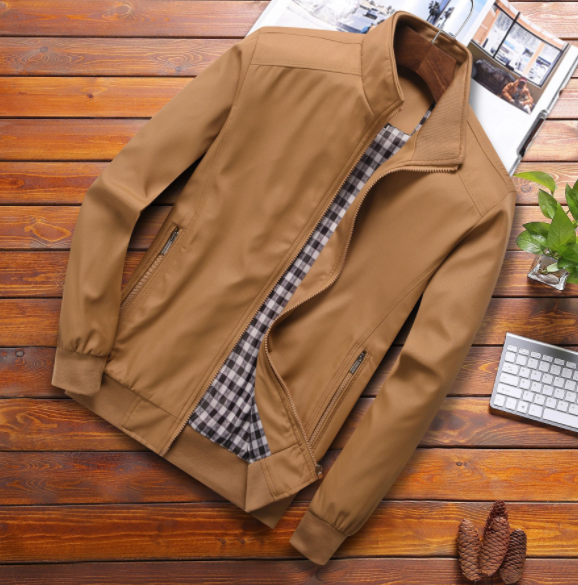 Jachetă Bomber Softshell, slim, lejeră, cu fermoar