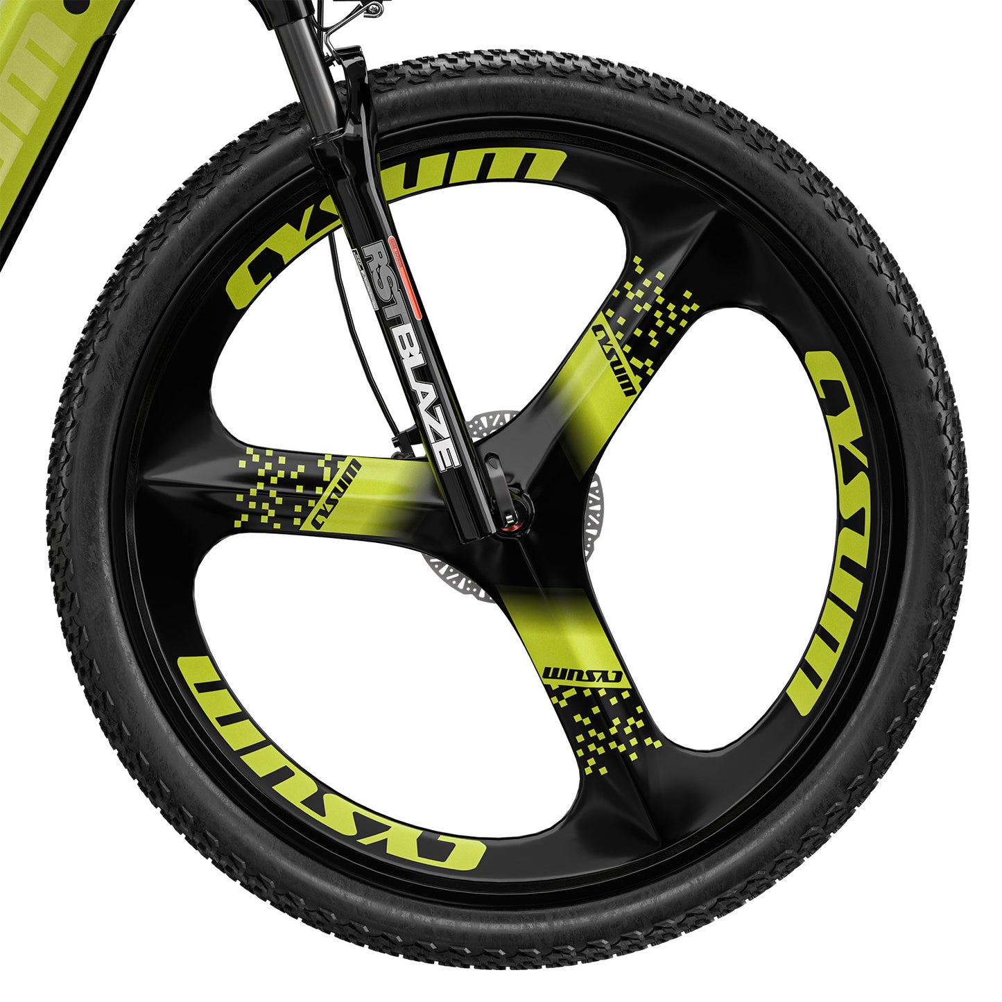 Bicicleta electrică de oraș CYSUM din aluminiu - roată de magneziu de 29 inch, 500 wați,
