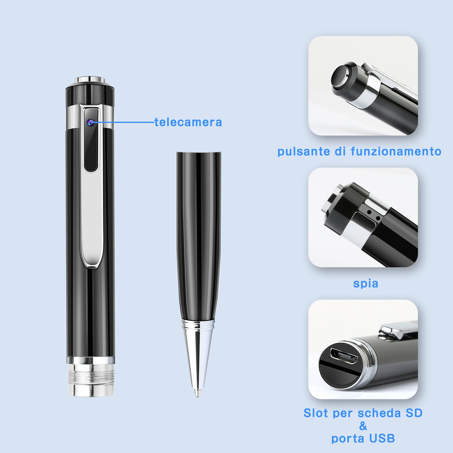 Cameră video HD 1080P Mini Sport DV DVR Cameră Cameră ascunsă Pen