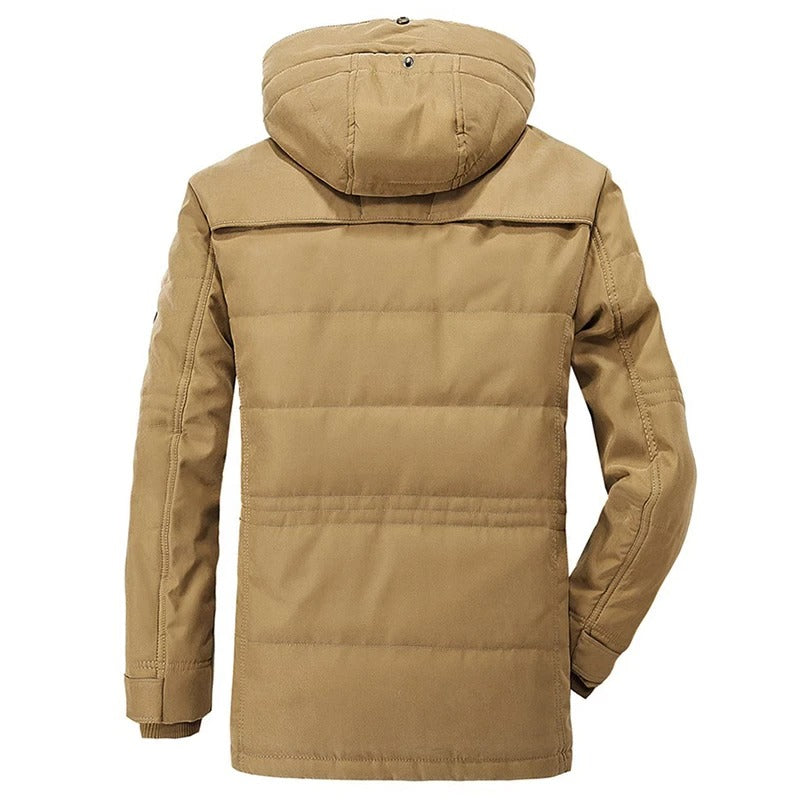 Mens Hooded Winter Parka Coat
